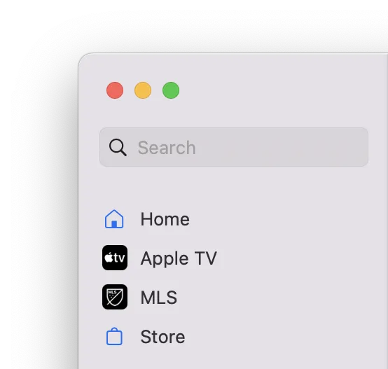 TV sidebar in Sequoia